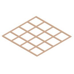 LATTICE COPPER EARTH PLATES